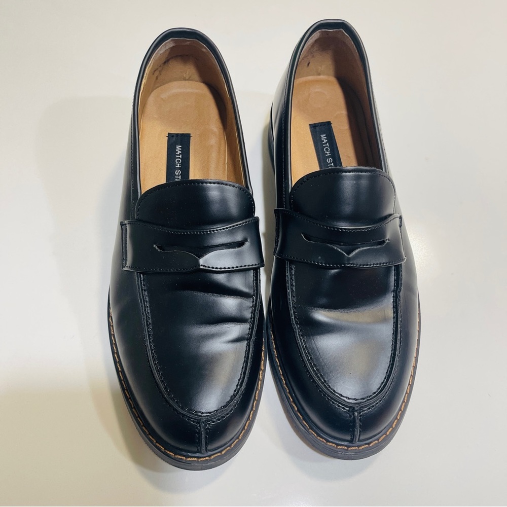 MATCH STICK Slip-On Penny Loafers